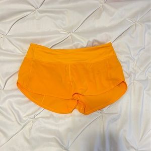 Bright Orange Lululemon Speed Ups